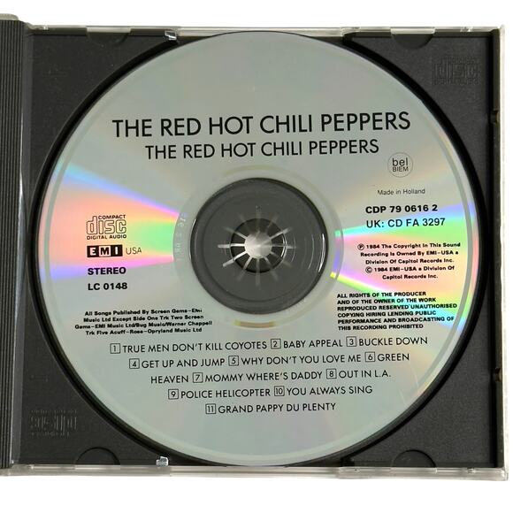 Red Hot Chili Peppers CD 1984 Self-Titled Debut • EMI USA • Made in Holland Rare - Picture 5 of 7